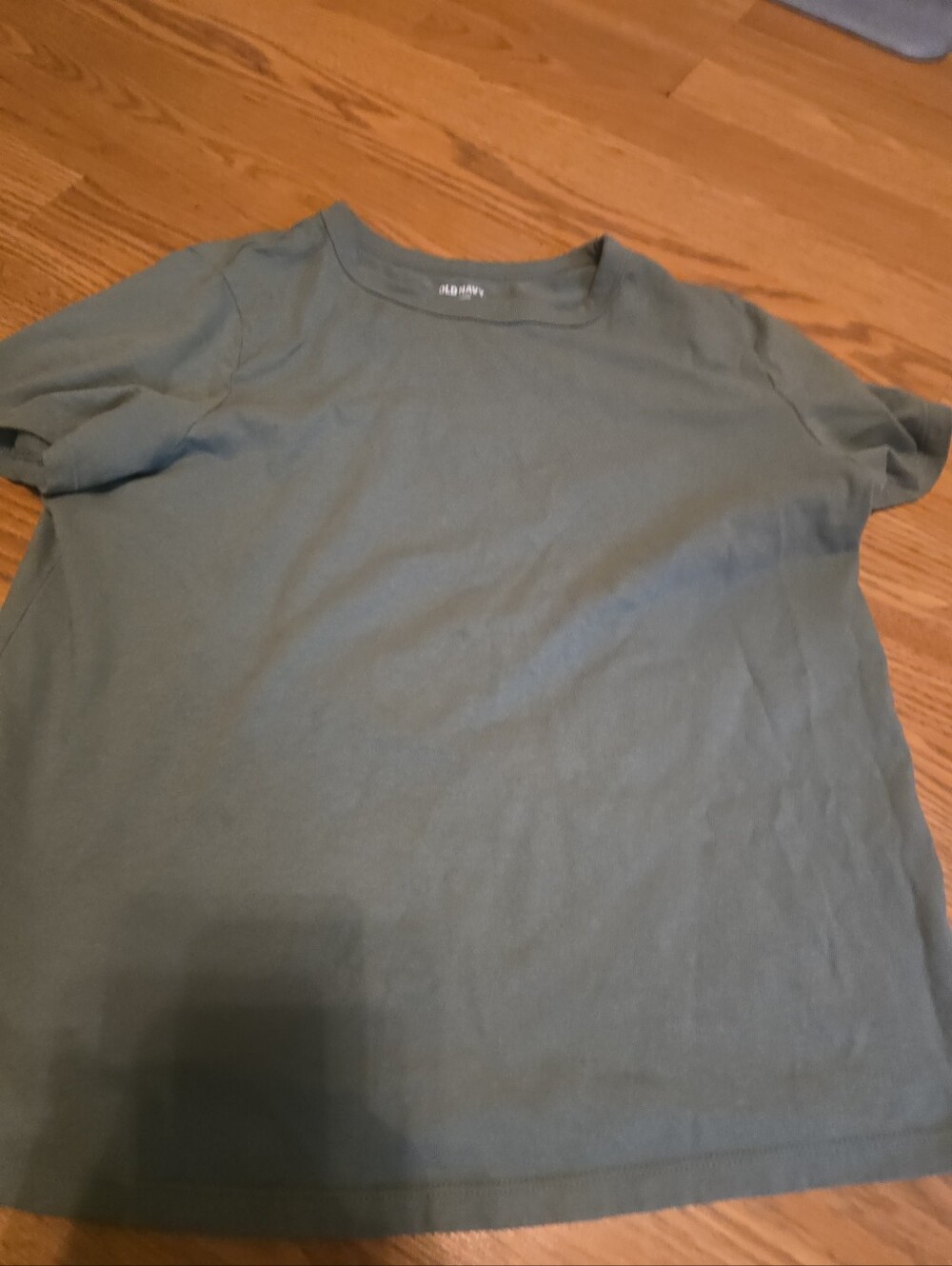 Old Navy Women's Short Sleeve Crew Tee in Olive Green